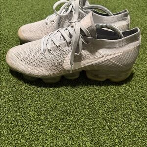 Nike VaporMax Light Gray Shoes Size 10